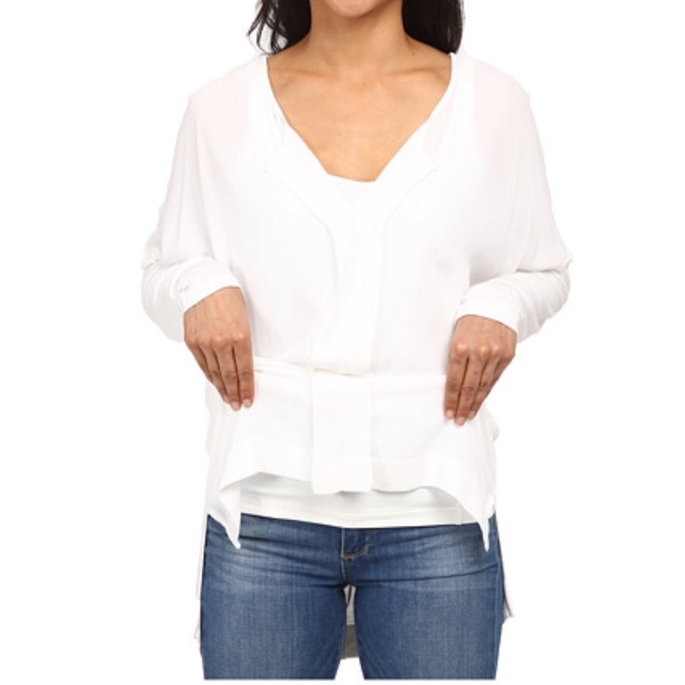 NWT Off-White Top w/Control Top underneath - Picture 5 of 5